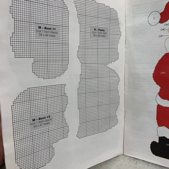 The Needlecraft Shop plastic canvas Door Greeters Christmas Halloween 1996 - Picture 8 of 10